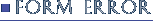 form error title