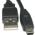 USB 2.0 A Male to Mini B Cable  