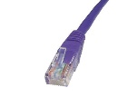 Cat 5E UTP Cable 0.5m Violet 