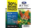 JetTec E129B Epson Stylus Black Cartridge (T1291) 